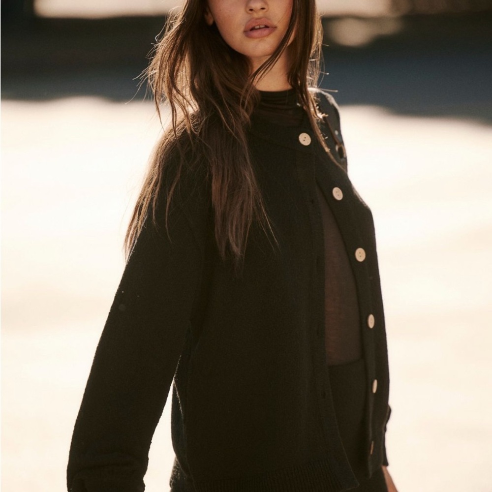 Free People Black Skort Set